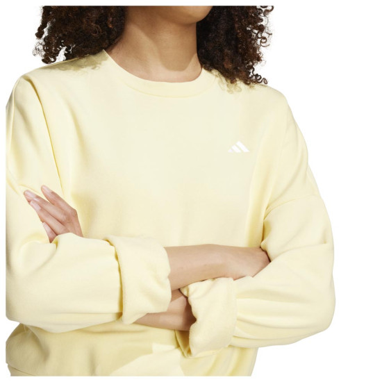Adidas Γυναικείο φούτερ Essentials Small Logo Feelcozy Fleece Sweatshirt